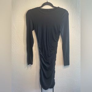 Black long sleeve dress